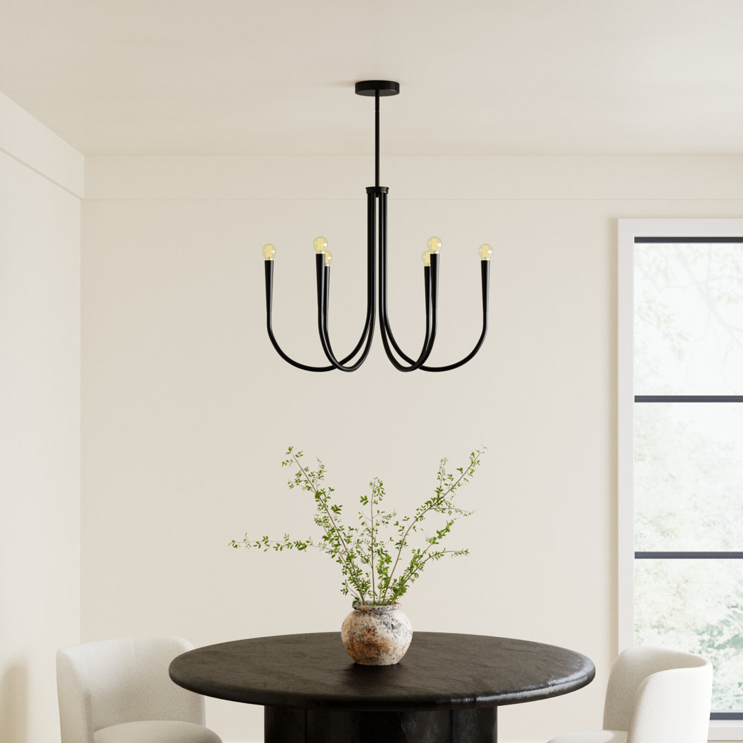 Catalena 6 - Light Dimmable Classic/Traditional Chandelier